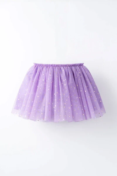 Twinkle Tulle Skirt with Gold Star Details and Lining (April 23 - Republic Day) - BANAMIO (1)