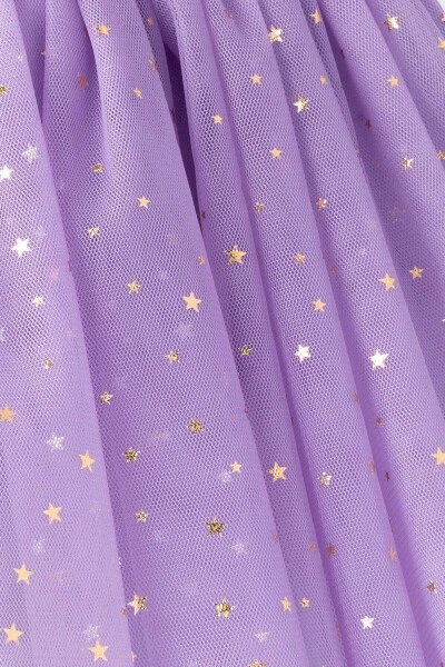 Twinkle Tulle Skirt with Gold Star Details and Lining (April 23 - Republic Day) - 3