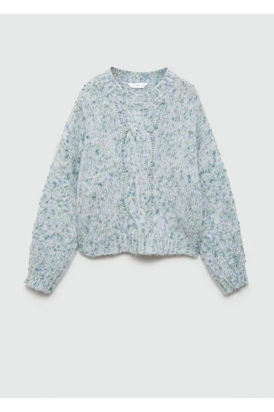 Two-Tone Knitted Sweater - 3