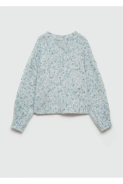 Two-Tone Knitted Sweater - 4