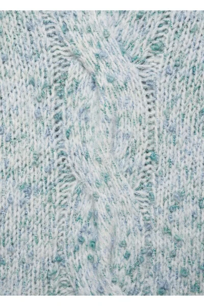 Two-Tone Knitted Sweater - 8