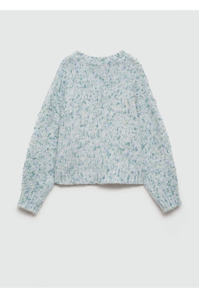 Two-Tone Knitted Sweater - 4