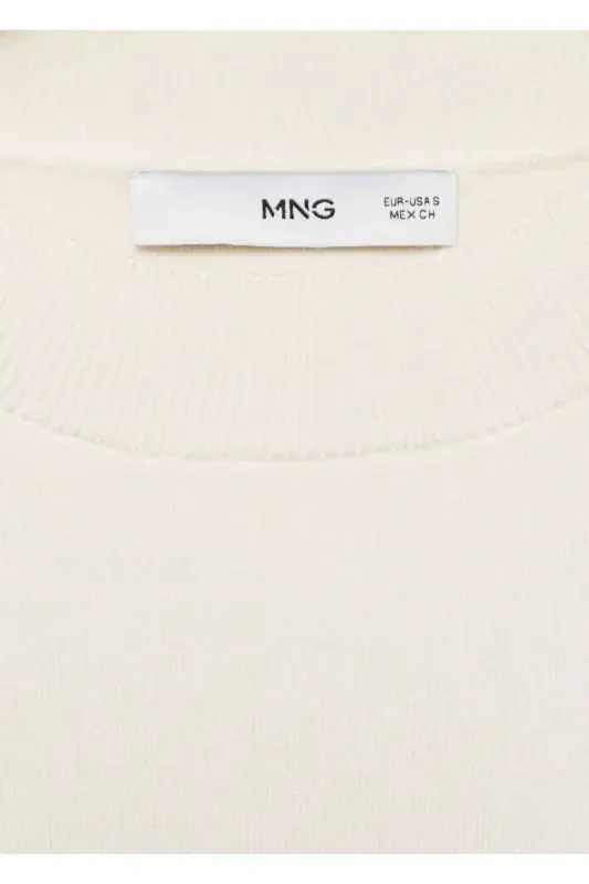 Two Tone Perkins Collar Sweater - 5