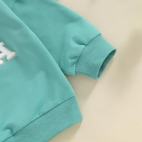 Twopumpkin Toddler Easter Shrit Baby Girl Outfit Crewneck Bunny Sweatshirt Long Sleeve Shirts Holiday Clothes - 5