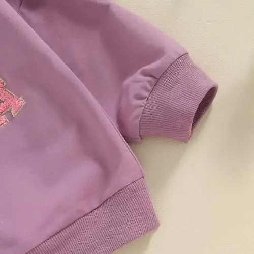 Twopumpkin Toddler Easter Shrit Baby Girl Outfit Crewneck Bunny Sweatshirt Long Sleeve Shirts Holiday Clothes - TWOPUMPKIN (1)