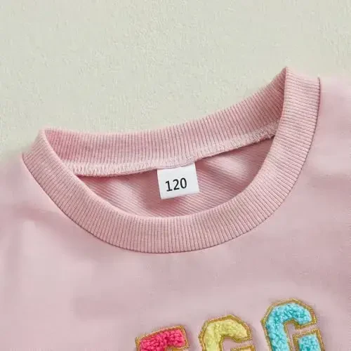 Twopumpkin Toddler Halloween Shrit Baby Girl Outfit Crewneck Sweatshirt Long Sleeve Shirts Holiday Clothes - 2