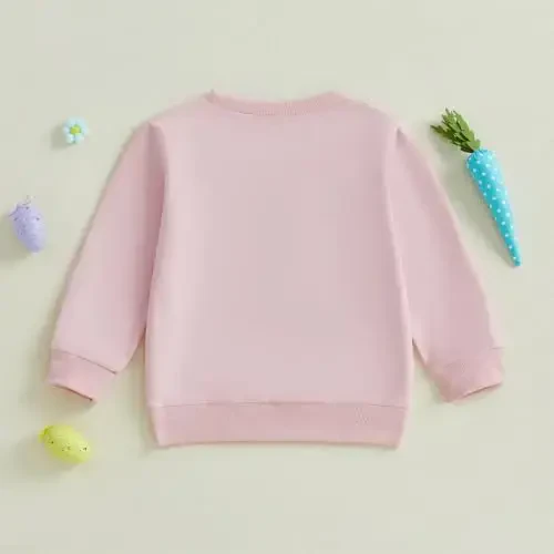 Twopumpkin Toddler Halloween Shrit Baby Girl Outfit Crewneck Sweatshirt Long Sleeve Shirts Holiday Clothes - 5