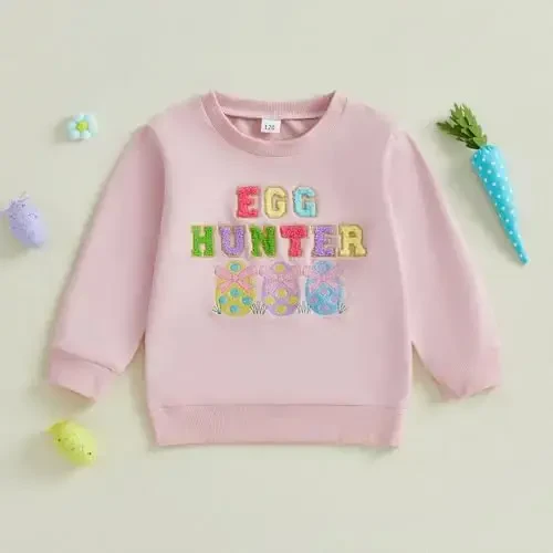 Twopumpkin Toddler Halloween Shrit Baby Girl Outfit Crewneck Sweatshirt Long Sleeve Shirts Holiday Clothes - 6