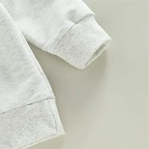 Twopumpkin Toddler Halloween Shrit Baby Girl Outfit Crewneck Sweatshirt Long Sleeve Shirts Holiday Clothes - 6