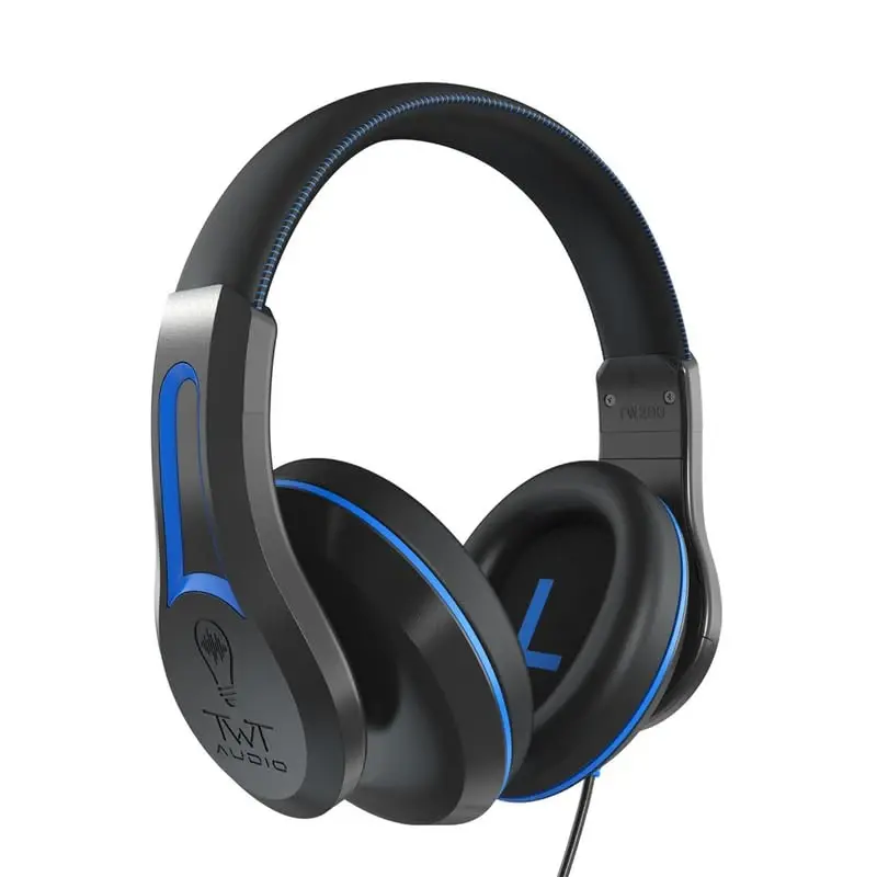 TWT Audio Classroom Eshitish vositalari Bulk 20 Pack – Duro 200 maktab, talabalar, o'qituvchilar uchun quloq ustidagi simli naushniklar - Bolalar, test sinovlari va o'rganish uchun chidamli shovqinni kamaytiruvchi 3,5 mm Jekli naushniklar - 1