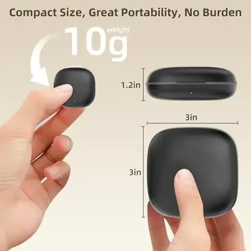 TXTUNE iPhone 16 15 Android uchun simsiz lavalier mikrofon - Ai shovqinni bekor qiluvchi mini telefon mikrofon USB C magnit mik 35H zaryadlash qutisi bilan video yozish Tiktok YouTube Vlogging uchun - 7