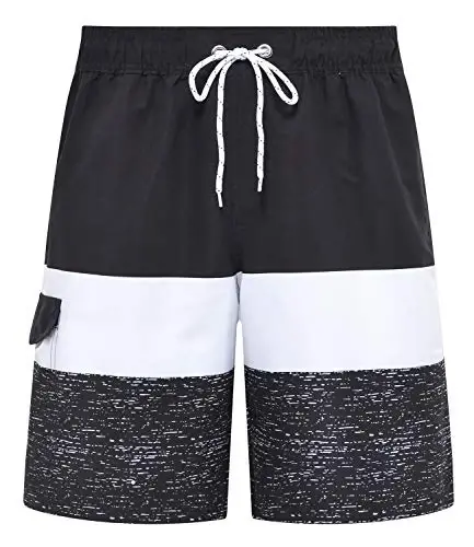 Tyhengta Men's Board Shorts Quick Dry Swim Trunks with Mesh Lining - 1