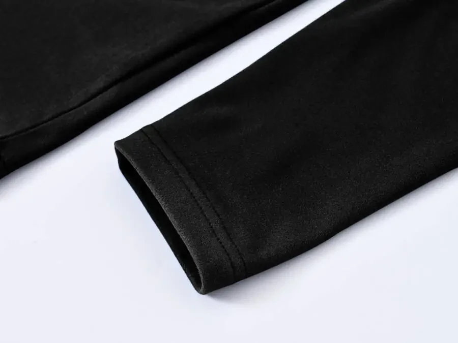 Tyhengta Men's Turtleneck Sweaters Long Sleeve Pullover Sweaters Mock Neck Knitted T-Shirt Basic Slim Fit Tee Tops Black L - 8