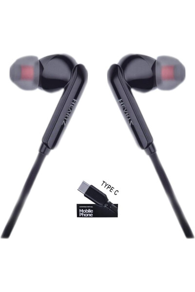 Type-C 15/15 Plus/15 Pro/15 Pro Max Samsung/Xiaomi/Oppo/Huawei Compatible Earphones No Bluetooth Required - 6