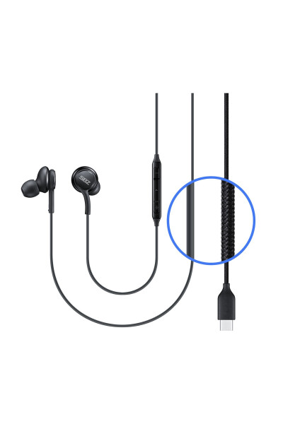 Type C Earphones Compatible with Samsung A33 A34 A53 A54 A60 A73 A80 A8s A9 Pro Fold - 8