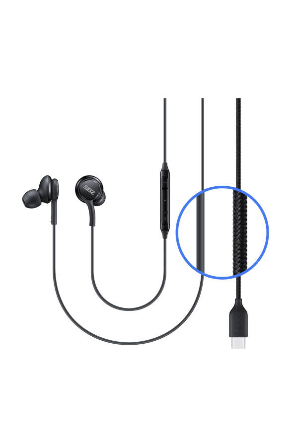 Type C Earphones Compatible with Samsung A33 A34 A53 A54 A60 A73 A80 A8s A9 Pro Fold - 8