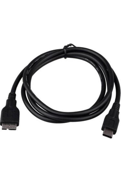 Type-C USB 3.0 Hard Drive Connecting Cable 1 Meter Type-C Micro B Cable Typec USB 3.0 HDD Connecting Cable - 2