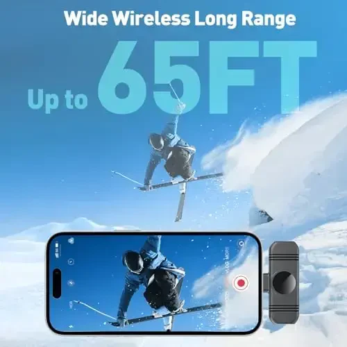 Type C Wireless Lavalier Microphone for iPhone 15,Android and Laptop,Tablet,PC,Clip on Microphone with Noise Reduction for Video Recording,Vlog,Interviews,Live Streaming,Podcast,TikTok,YouTube 2 Pack - 4