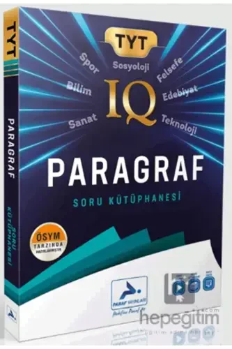 TYT IQ Bandagi Paragraf Savol Kutubxonasi - PARAF YAYINLARI (1)