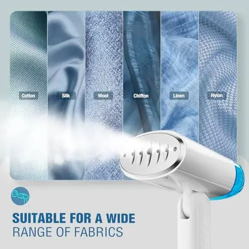 TYY Travel Steamer for Clothes with Dual Voltage 100-240V, Foldable Clothes Steamer Fabric Wrinkle Remover, Portable Handheld Garment Steamer and Steam Iron 2-in-1 for Worldwide Traveling - 5