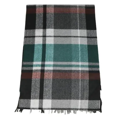 TZ Promise Herringbone Houndstooth Checked Pattern CasModazoneere Feel Classic Soft Luxurious Winter Scarf For Men Women - 6