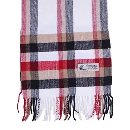 TZ Promise Herringbone Houndstooth Checked Pattern CasModazoneere Feel Classic Soft Luxurious Winter Scarf For Men Women - TZ (1)