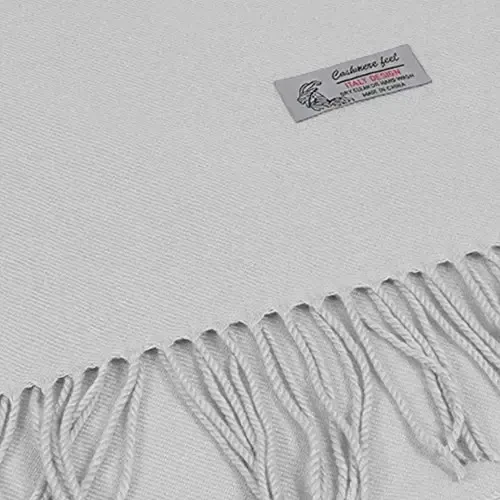 TZ Promise Plain Solid Color CasModazoneere Feel Classic Soft Luxurious Winter Scarf For Men Women - MODAZONE (1)