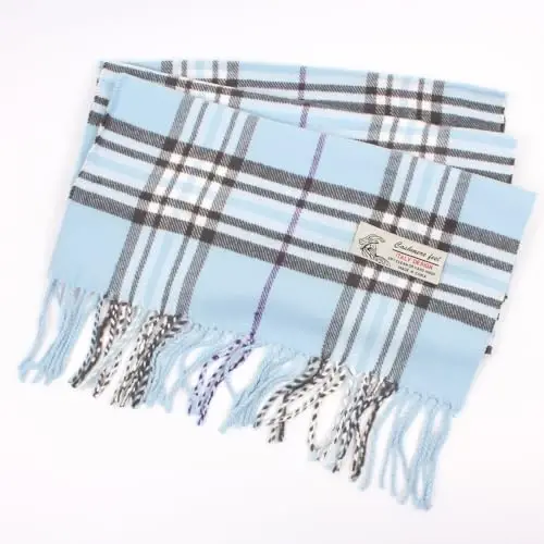 TZ Promise Tartan Plaid CasModazoneere Feel Classic Soft Luxurious Winter Scarf For Men Women - 3