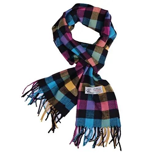 TZ Promise Herringbone Houndstooth Checked Pattern CasModazoneere Feel Classic Soft Luxurious Winter Scarf For Men Women - 3