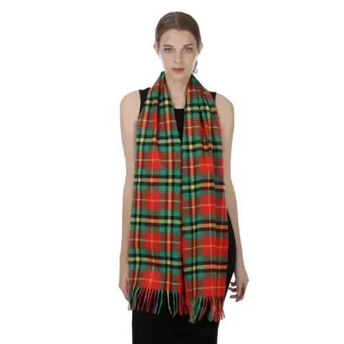 TZ Promise Herringbone Houndstooth Checked Pattern CasModazoneere Feel Classic Soft Luxurious Winter Scarf For Men Women - 6