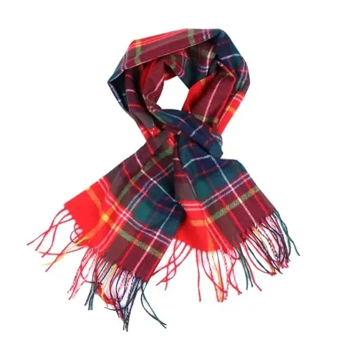 TZ Promise Herringbone Houndstooth Checked Pattern CasModazoneere Feel Classic Soft Luxurious Winter Scarf For Men Women - 1