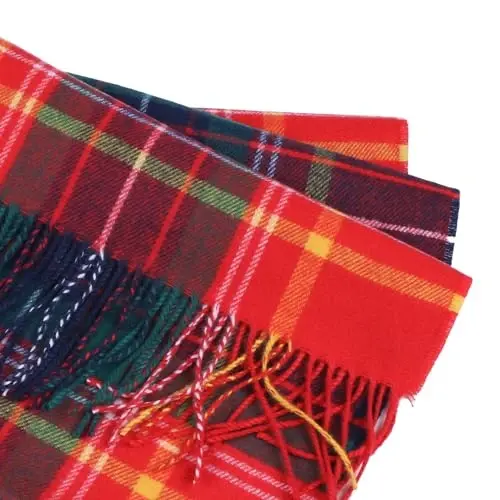 TZ Promise Herringbone Houndstooth Checked Pattern CasModazoneere Feel Classic Soft Luxurious Winter Scarf For Men Women - 3