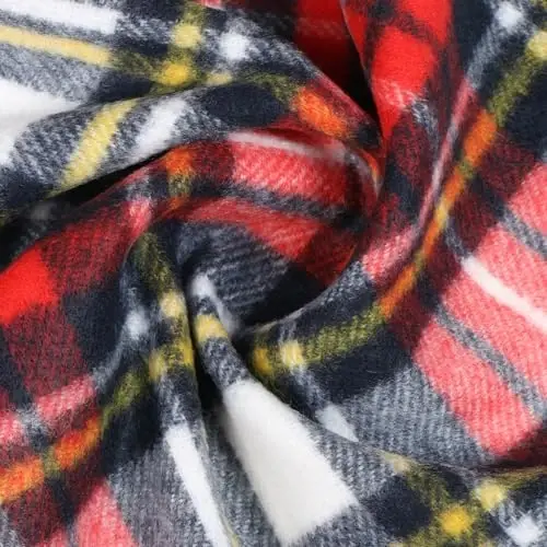 TZ Promise Herringbone Houndstooth Checked Pattern CasModazoneere Feel Classic Soft Luxurious Winter Scarf For Men Women - 4