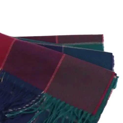 TZ Promise Herringbone Houndstooth Checked Pattern CasModazoneere Feel Classic Soft Luxurious Winter Scarf For Men Women - 3