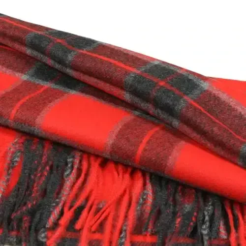 TZ Promise Herringbone Houndstooth Checked Pattern CasModazoneere Feel Classic Soft Luxurious Winter Scarf For Men Women - 4