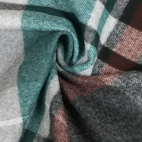 TZ Promise Herringbone Houndstooth Checked Pattern CasModazoneere Feel Classic Soft Luxurious Winter Scarf For Men Women - 5