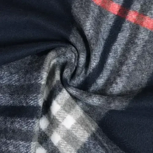 TZ Promise Herringbone Houndstooth Checked Pattern CasModazoneere Feel Classic Soft Luxurious Winter Scarf For Men Women - 2