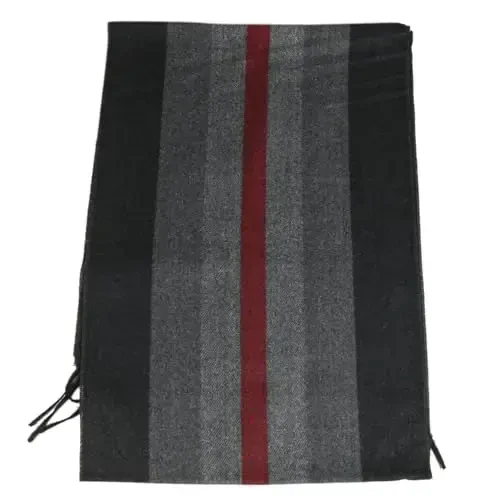 TZ Promise Herringbone Houndstooth Checked Pattern CasModazoneere Feel Classic Soft Luxurious Winter Scarf For Men Women - 2