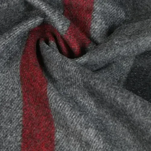 TZ Promise Herringbone Houndstooth Checked Pattern CasModazoneere Feel Classic Soft Luxurious Winter Scarf For Men Women - 3