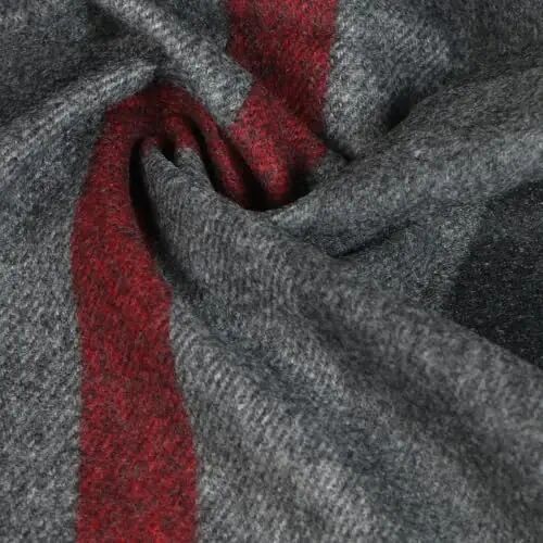 TZ Promise Herringbone Houndstooth Checked Pattern CasModazoneere Feel Classic Soft Luxurious Winter Scarf For Men Women - 3