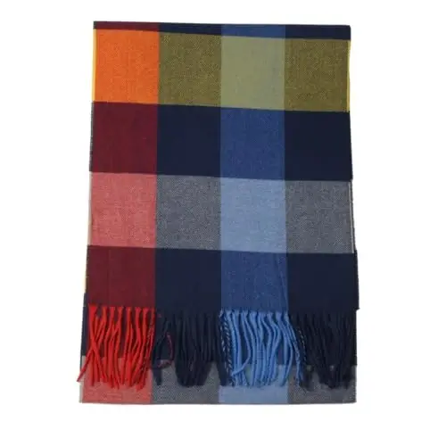 TZ Promise Herringbone Houndstooth Checked Pattern CasModazoneere Feel Classic Soft Luxurious Winter Scarf For Men Women - 4