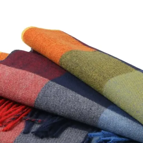TZ Promise Herringbone Houndstooth Checked Pattern CasModazoneere Feel Classic Soft Luxurious Winter Scarf For Men Women - 6