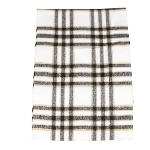 TZ Promise Herringbone Houndstooth Checked Pattern CasModazoneere Feel Classic Soft Luxurious Winter Scarf For Men Women - 3