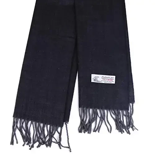 TZ Promise Herringbone Houndstooth Checked Pattern CasModazoneere Feel Classic Soft Luxurious Winter Scarf For Men Women - 2