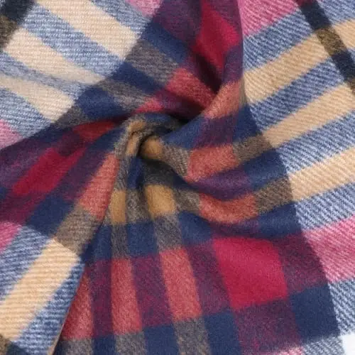 TZ Promise Herringbone Houndstooth Checked Pattern CasModazoneere Feel Classic Soft Luxurious Winter Scarf For Men Women - 4