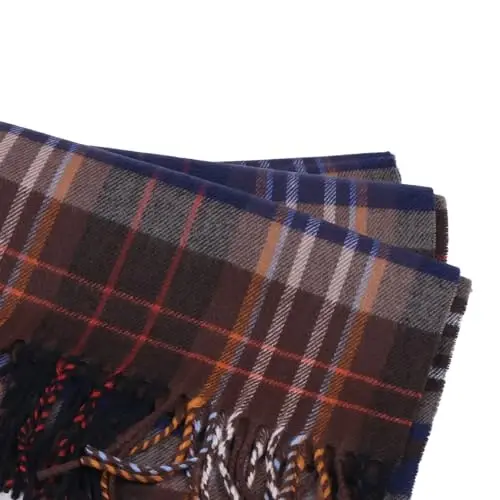 TZ Promise Herringbone Houndstooth Checked Pattern CasModazoneere Feel Classic Soft Luxurious Winter Scarf For Men Women - 3