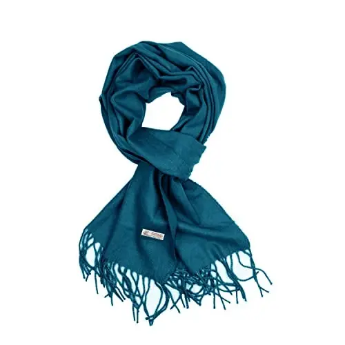 TZ Promise Plain Solid Color CasModazoneere Feel Classic Soft Luxurious Winter Scarf For Men Women 