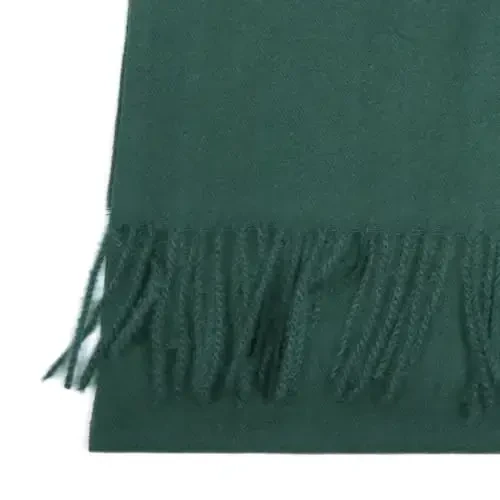 TZ Promise Plain Solid Color CasModazoneere Feel Classic Soft Luxurious Winter Scarf For Men Women - 2