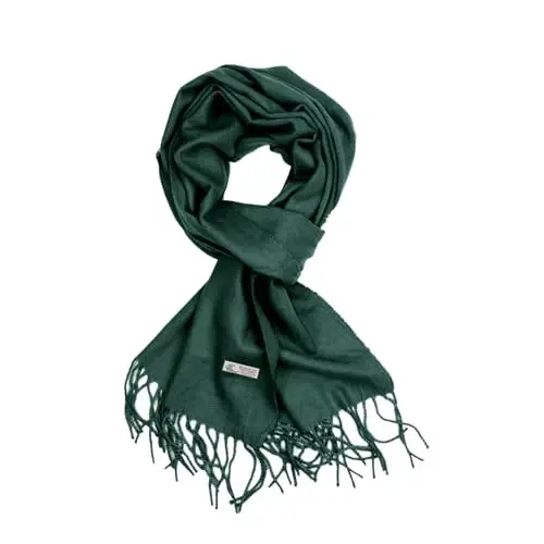 TZ Promise Plain Solid Color CasModazoneere Feel Classic Soft Luxurious Winter Scarf For Men Women - TZ