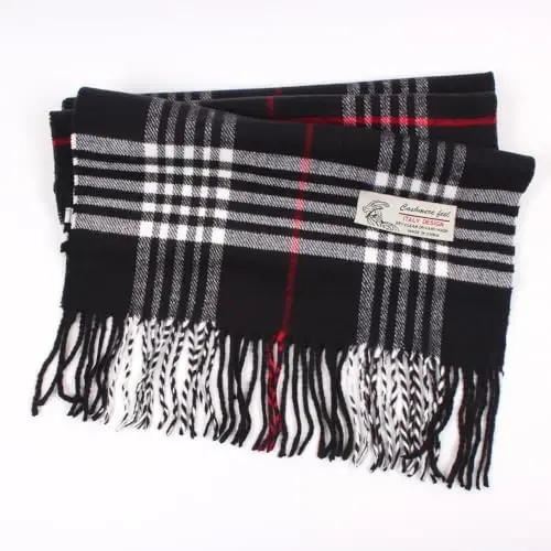 TZ Promise Tartan Plaid CasModazoneere Feel Classic Soft Luxurious Winter Scarf For Men Women - 3